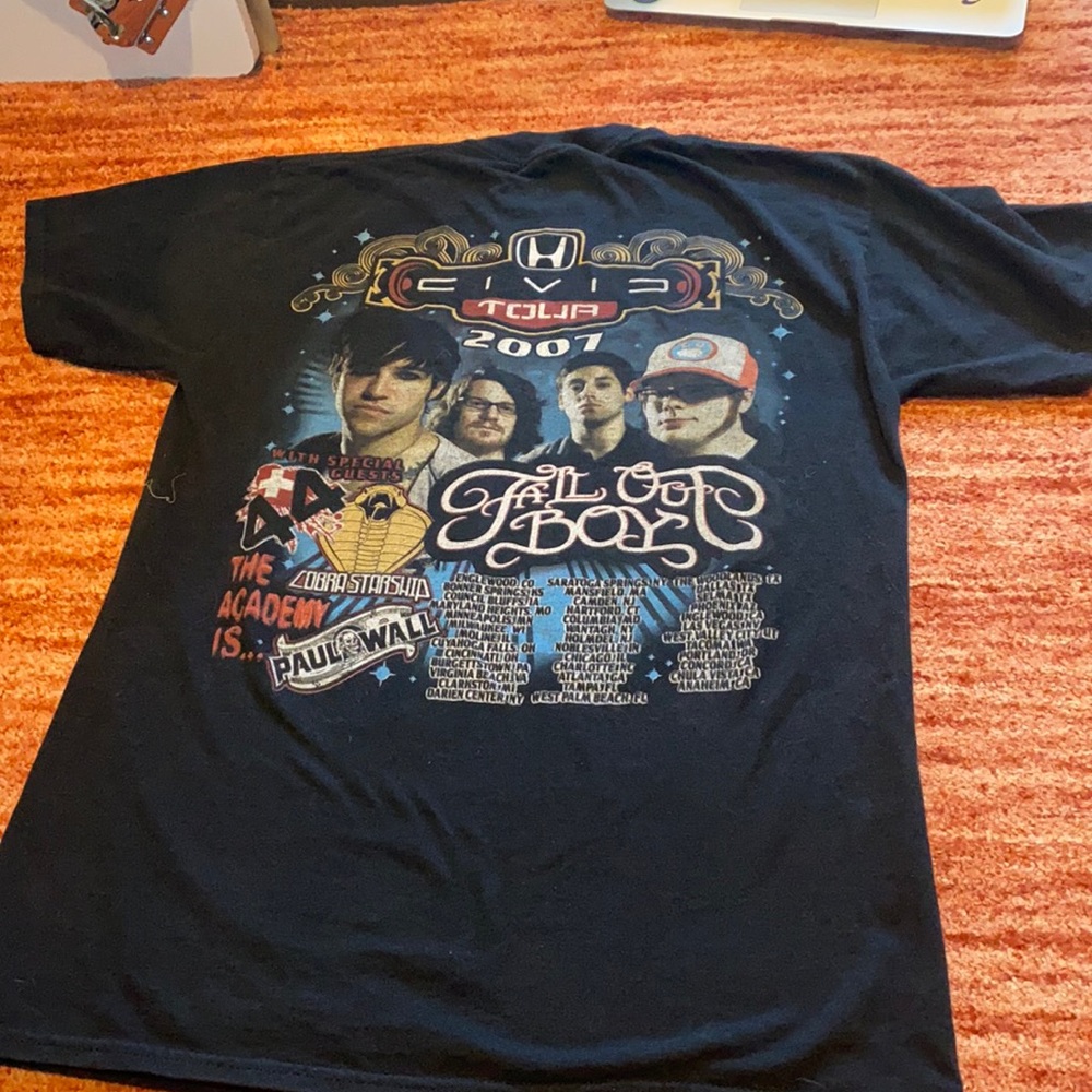 Fall Out Boy 2007 Tour shirt